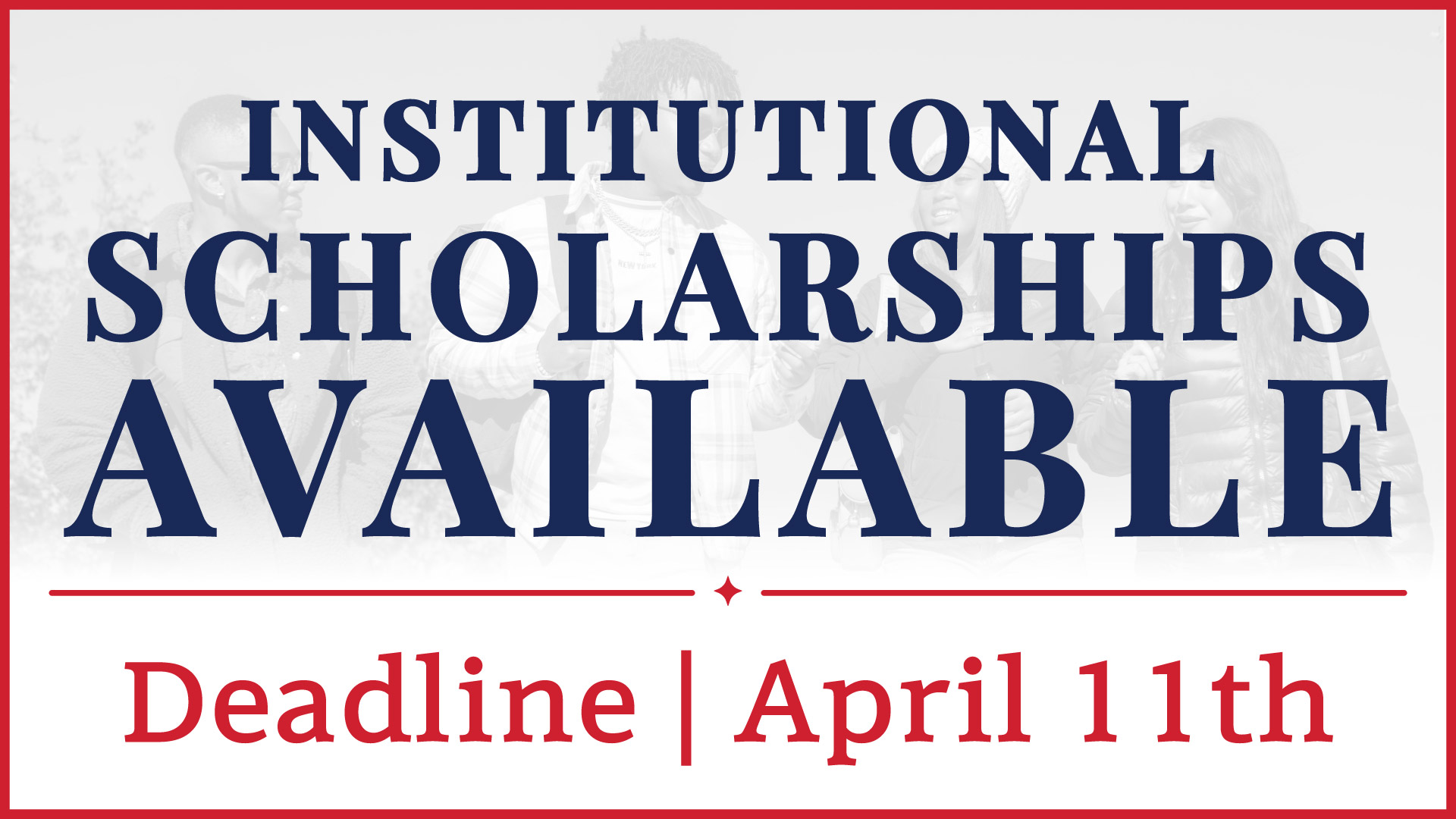 Institutional Scholarships graphic